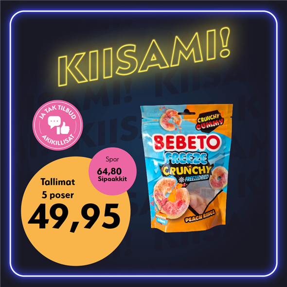 Bebeto ferskner snacks ‼️ BEMÆRK DET SKAL FØRST AFHENTES FREDAG D. 30. OKTOBER ‼️
