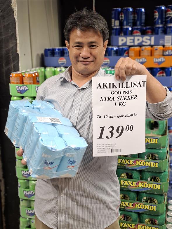 XTRA Sukker 1 kg 10 pakker