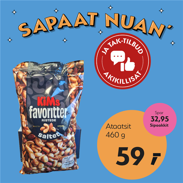 Qaqqertariasat kims favoritter 460 g