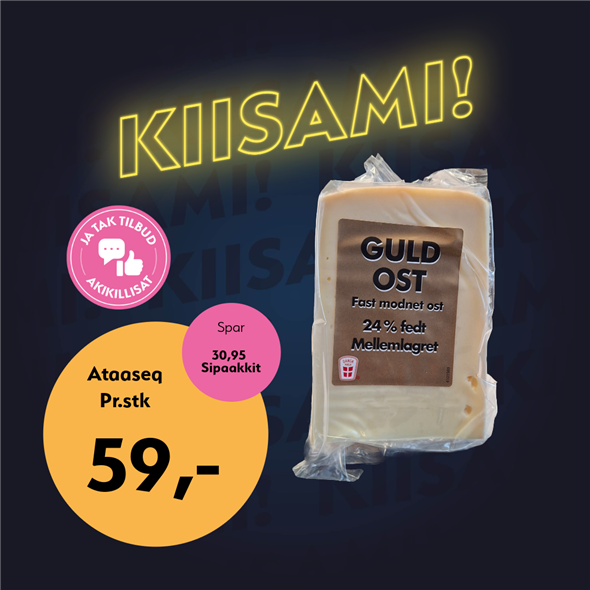 Guld Ost ‼️ BEMÆRK DET SKAL FØRST AFHENTES FREDAG D. 30. OKTOBER ‼️ ‼️