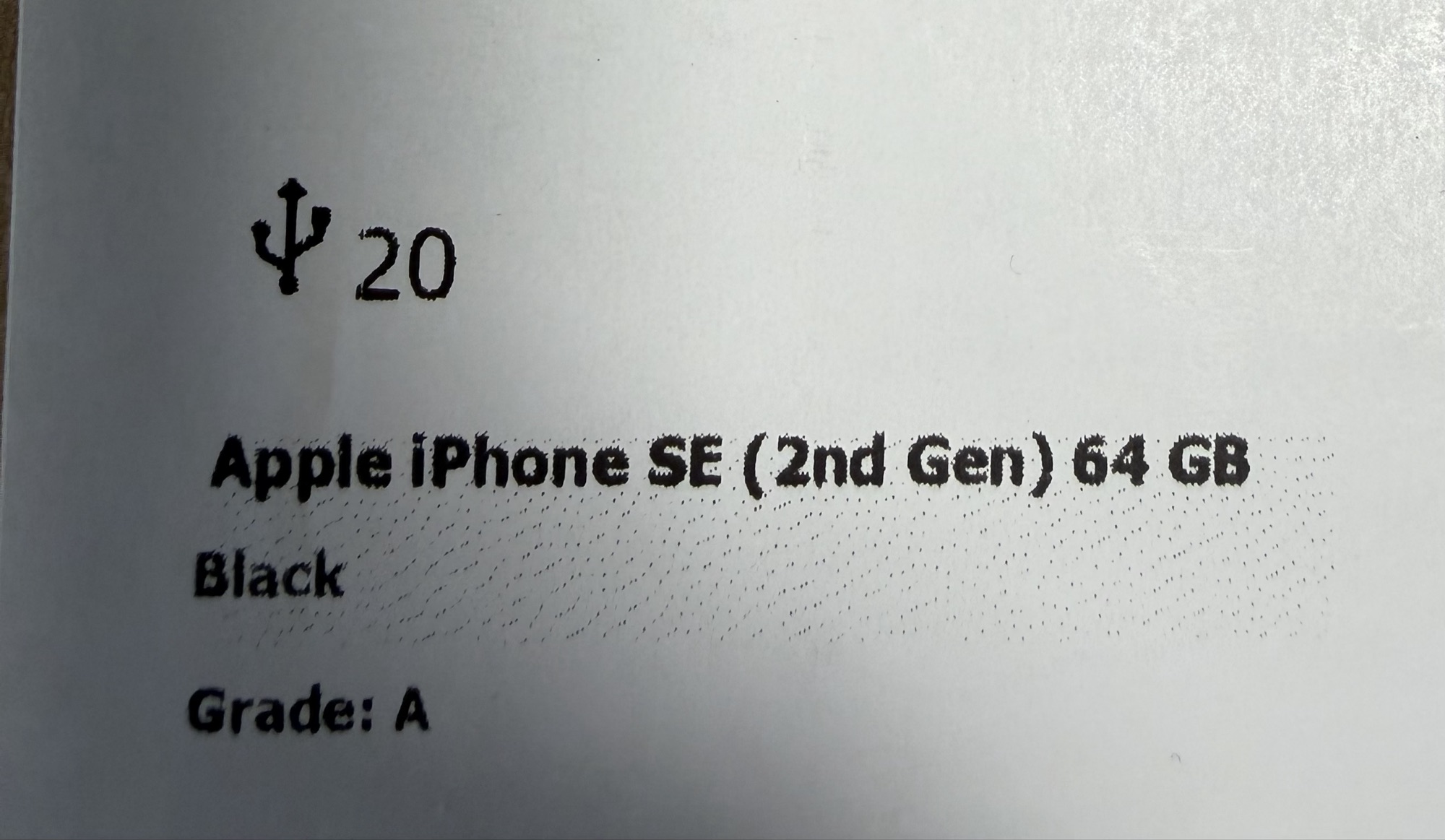 Apple iPhone SE 64 gb refurb